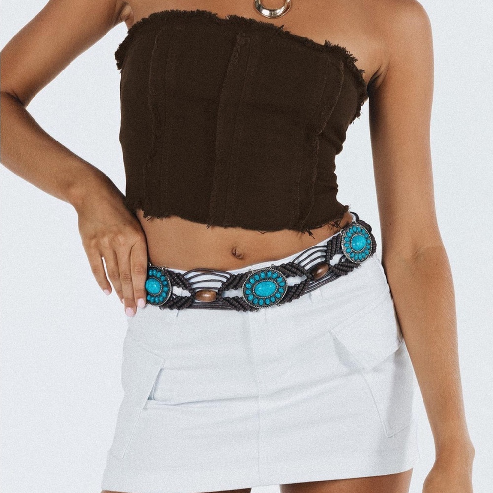 Princess Polly White Mini Skirt